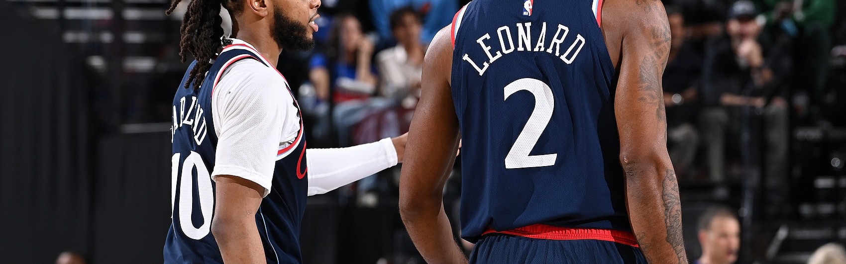 卢：加兰和伦纳德确实让我想起十年前的欧文和詹姆斯