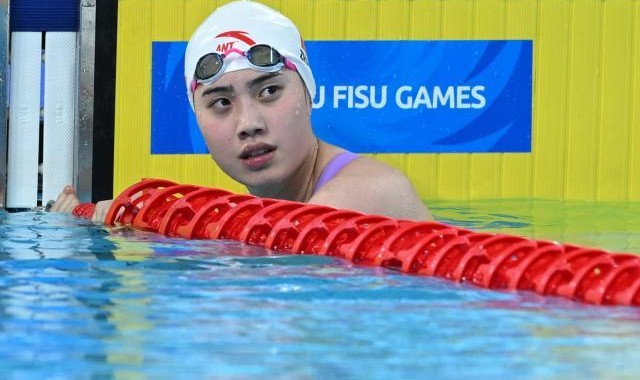 开云体育登录入口-四大奥运冠军出战大运会 赛程过半张雨霏包揽四金